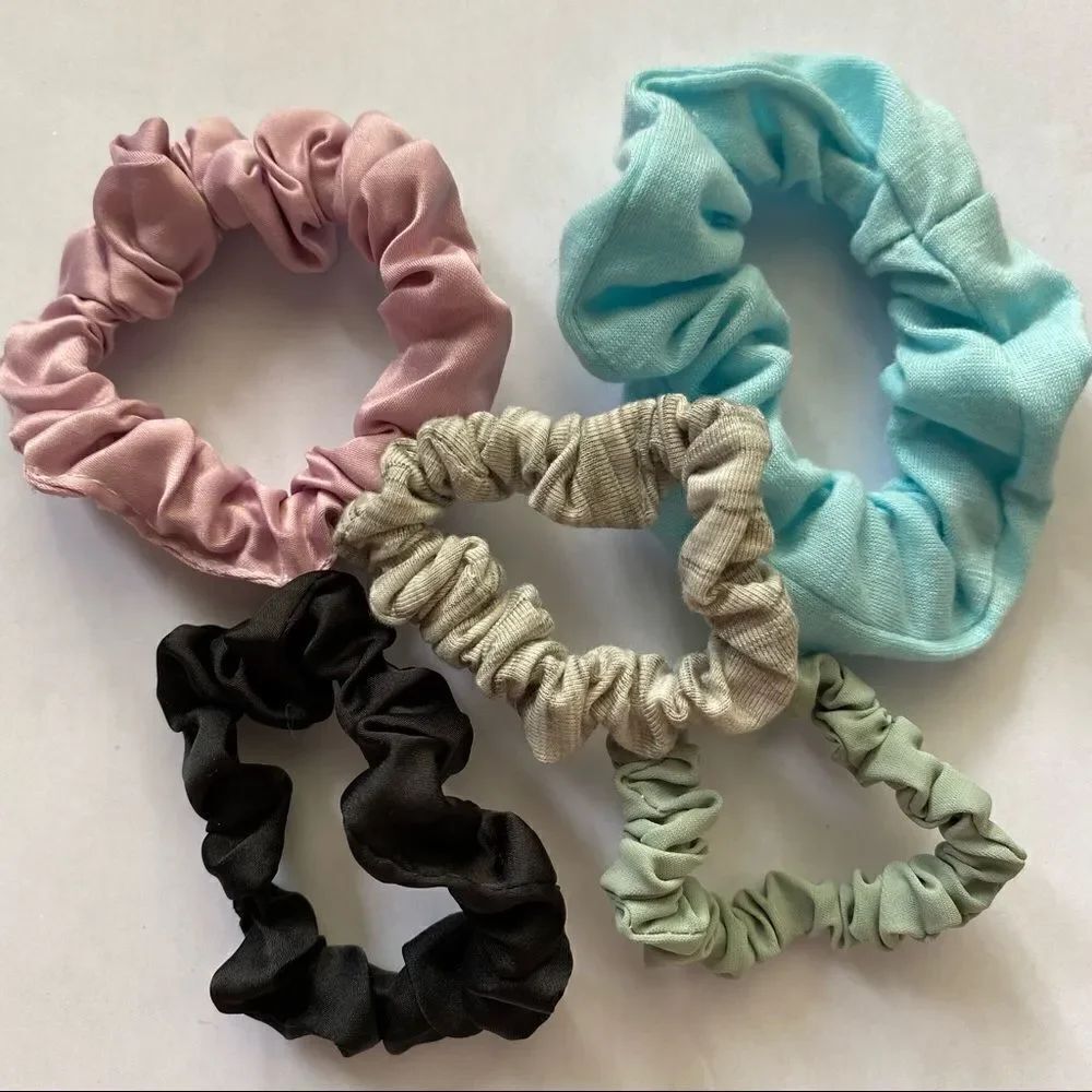 Set of 5 Scrunchies - Picture 2 of 2